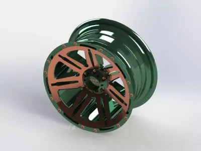 Cast rim MOTO METAL - MO978 3D model