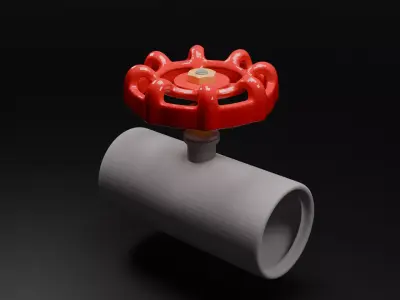 Manual Valve Free 3D model
