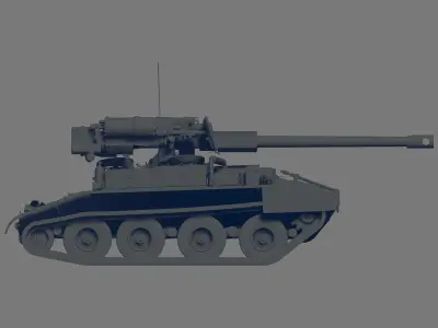 M56 Tank 3D model