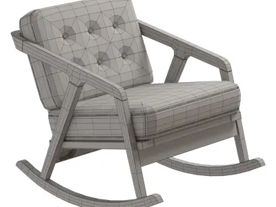 Armchair Picket House 3D model