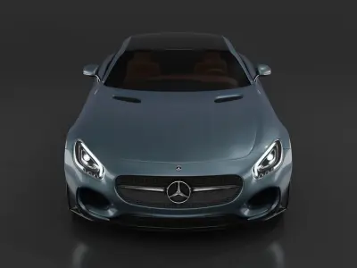 Mercedes AMG GTs - v8 BITURBO Free 3D model