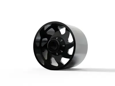 REAR SPECIALITY FORGED D006 WHEEL 3D MODEL 3D model