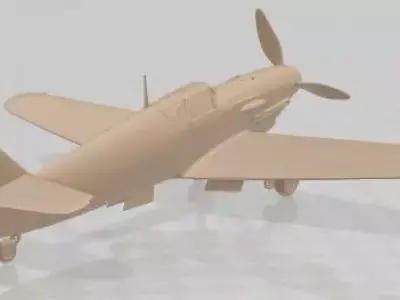 Messerschmitt BF 109 Printable Airplane 3D print model
