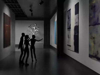 Art gallery Showroom 3D model