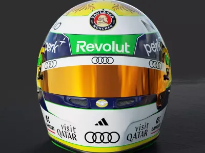 F1 Gabriel Bortoleto Helmet 2026 3D model