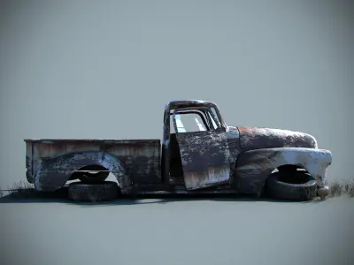 Car Wreck 3D model