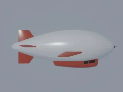 Airship 3D model get