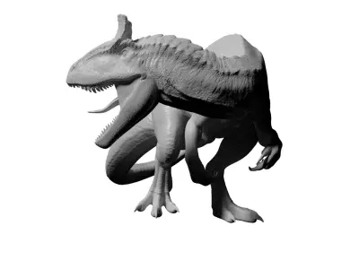 cryolophosaurus 3dprint 3D print model