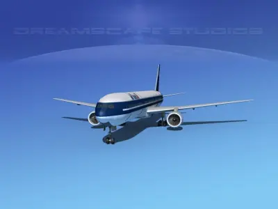 Boeing 777-300 Air Transat 3D model
