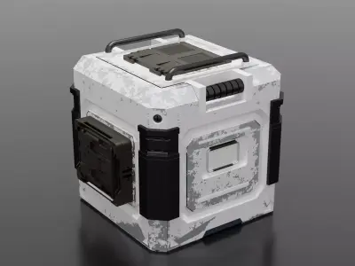 Sci-Fi Box Futuristic 3D model