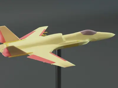 Fictional Fighter 3D print model