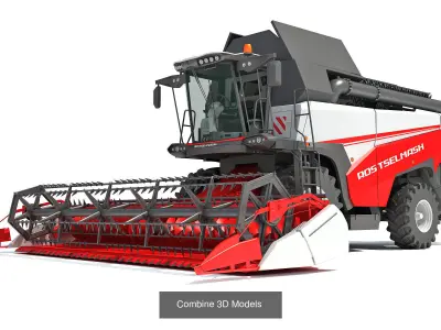Farm Equipment Collection 3D Model Pack