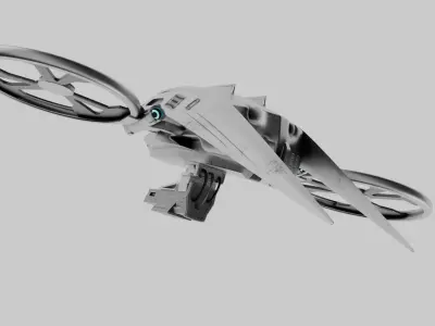 Combat Drone 001 3D model