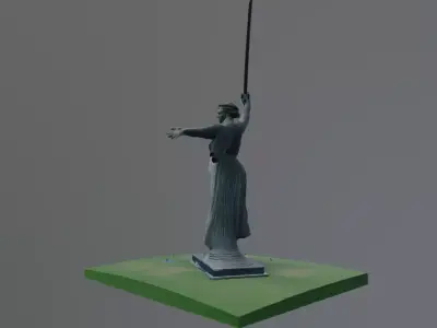 Statue of stalingrad 3D model