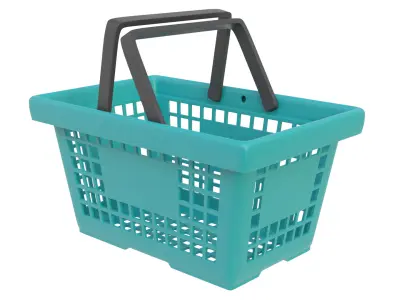 Shopping basket 05 3D model