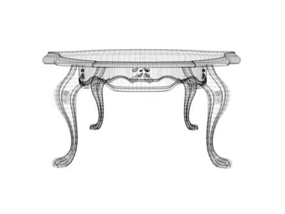 Antique Table 3D model