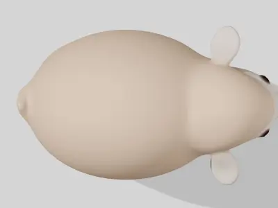Cartoon sheep Low-poly 3D model purchase