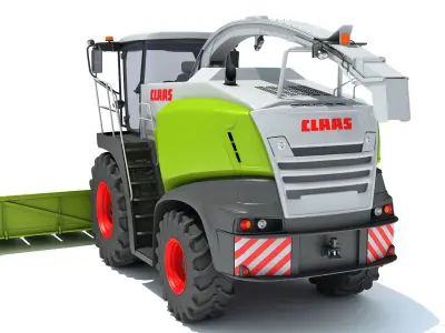 Claas Corn Combine 3D model