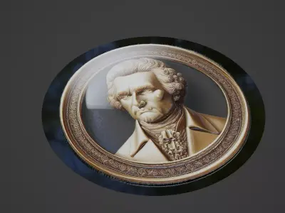 Immanuel Kant Medallion 3D print model purchase