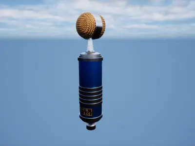 High Quality Studio Microphone - Bluehawk SL 3D model