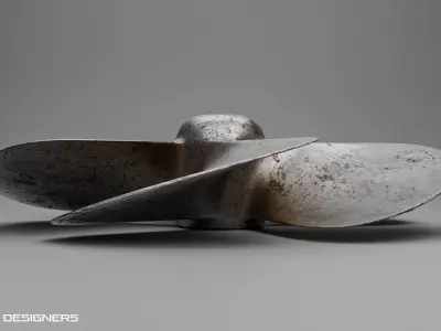Boat Propeller 3D model 3D model