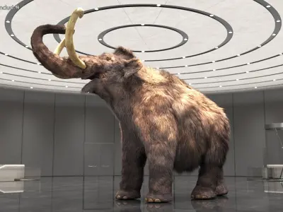  Mammoth Adult Fur Rigged 