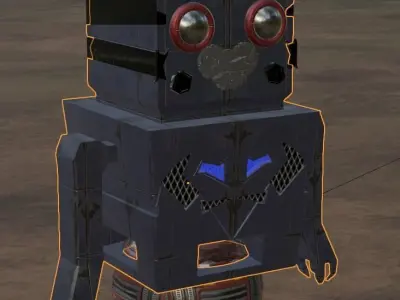 Scifi robot star wars like 3D model