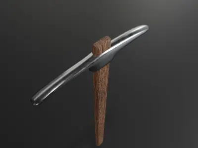 Digging Pack Low-poly 3D model