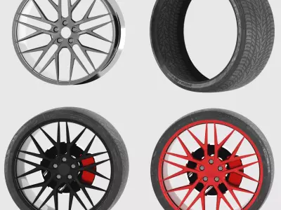 Car disk 3D model by albrodbel
