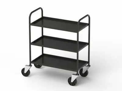 Service Trolley 3D model buy