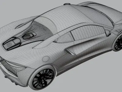 Mclaren Artura HQ Interior Exterior 3D model