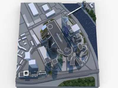 Moscow city  purchase 3D model