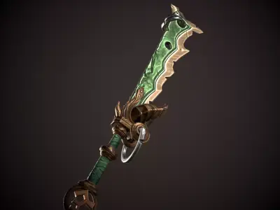 Sword Free low-poly 3D model 26