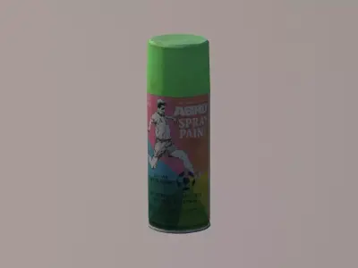 Paint Sprays Low-poly 3D model