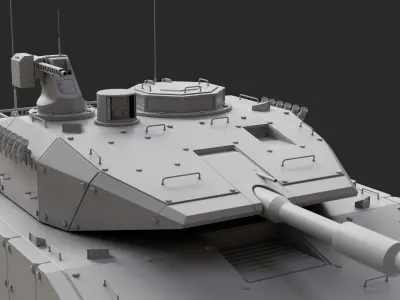 Tank concept Free 3D model