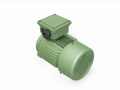 80 B14a IEC electric motor - 3D CAD model 3D model