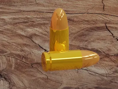 9mm ammunition - 9x19 3D model