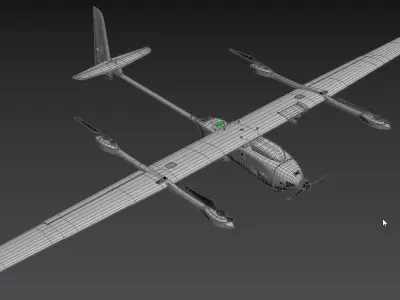 Lockheed Martin Stalker VXE UAS 3D model