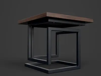 Abstract Coffee Table Free 3D model