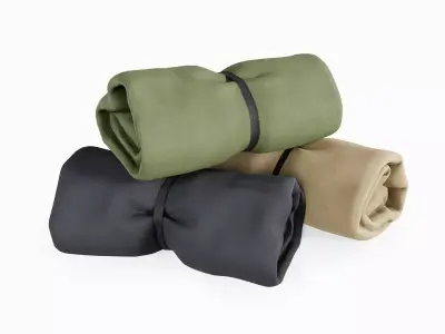 Rolled-Up Cloth Low-poly 3D model