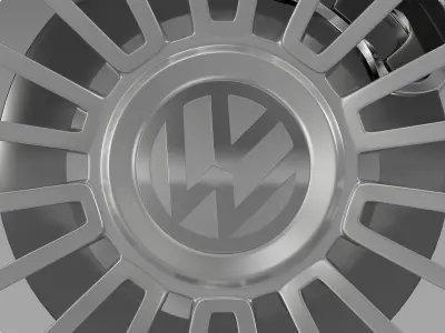 Volkswagen UP wheel 3D model