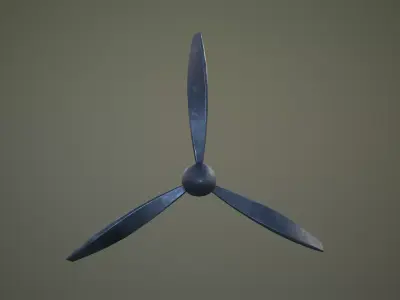 Propeller Low-Poly Low-poly 3D model