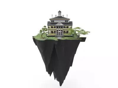 Flying villa 3D model