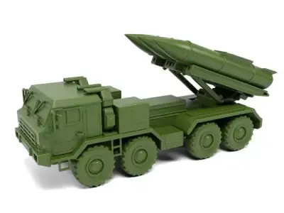 Missile launcher 3D print model