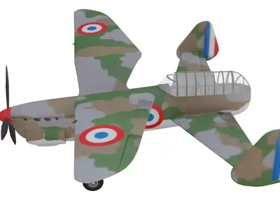 Arsenal Delanne 10 Low-poly 3D model