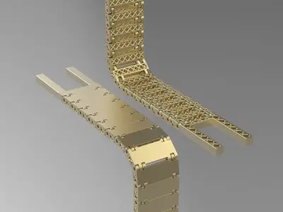 Resin Part Bracelet 3D print model