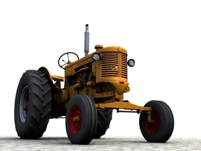 MINNEAPOLIS MOLINE UB 1953 Tractor 3D model
