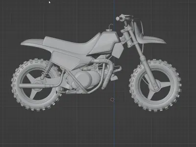 YAMAHA PW 50 3D model
