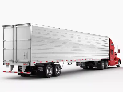  Kenworth T 660 Semi Trailer 3D model