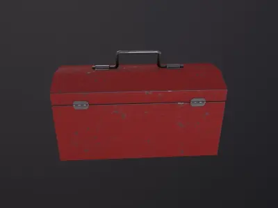 Toolbox 3D Model Low-poly 3D model